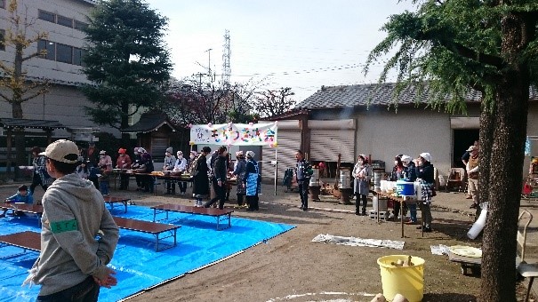 谷在家町会・加賀町会　もちつき大会