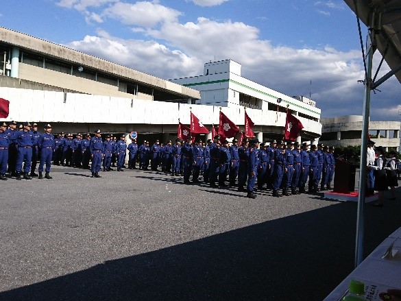 西新井消防団消防操作法大会