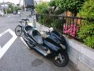 谷在家３丁目に２５０CC?のバイクが一年以上乗り捨て