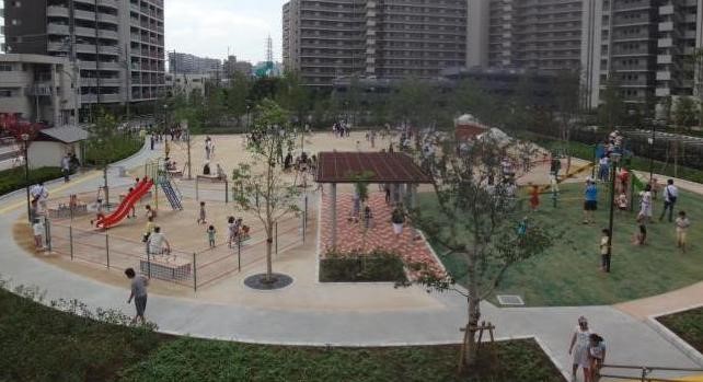 新田一丁目稲荷公園開園式