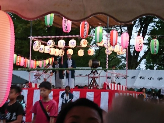 椿町会納涼輪踊り