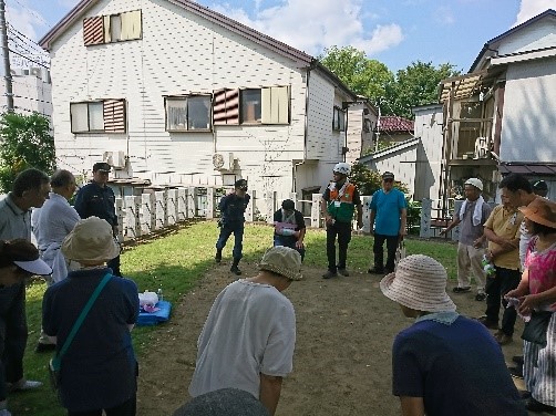 押部町会　防災訓練