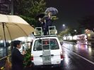 自由民主党広報車　西新井駅頭