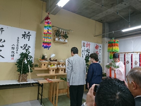 鴨下一郎先生　出陣式