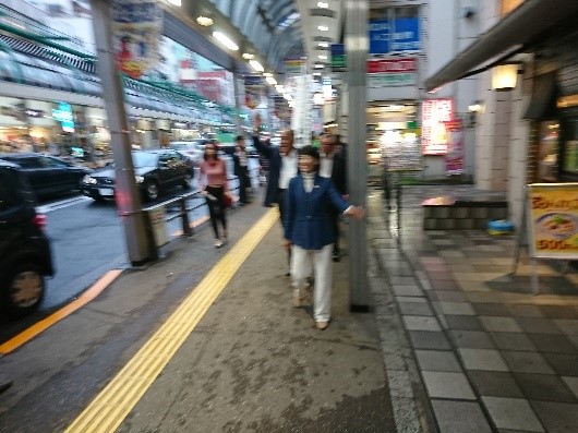 かもした一郎候補・桃太郎遊説
