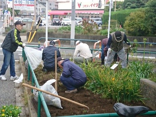 押部町会　花の散歩道