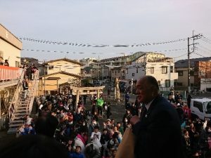 上沼田　北野神社節分祭豆まき