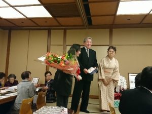 椿町会　斉藤　茂会長　瑞宝双光章祝いの会
