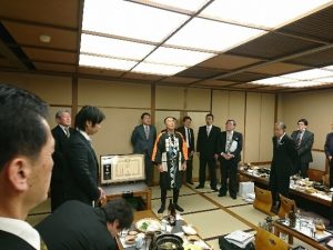 椿町会　斉藤　茂会長　瑞宝双光章祝いの会
