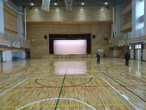 鹿浜菜の花中学校内覧会