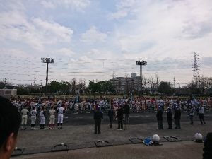 足立区軟式野球大会開会式