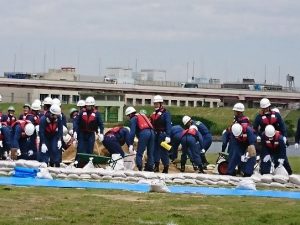 足立区・第六方面合同水防訓練