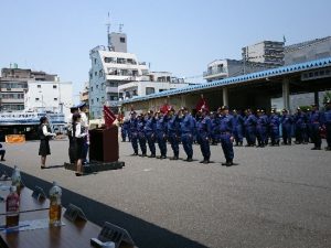 千住消防団消防操法大会
