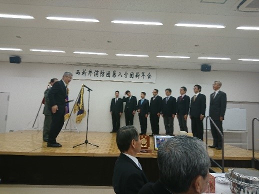 西新井消防団始式