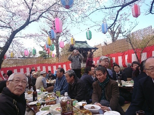 加賀天満宮お花見会