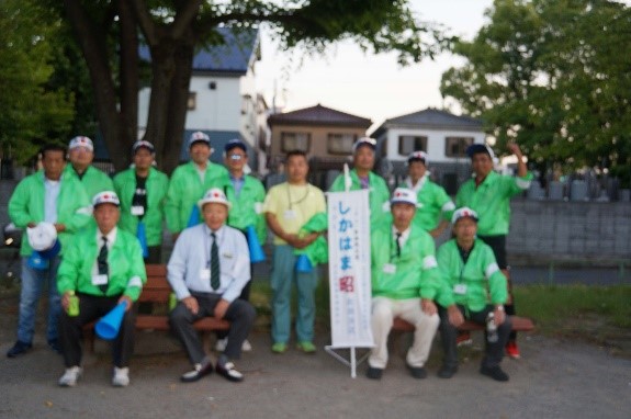 選挙中の様子
